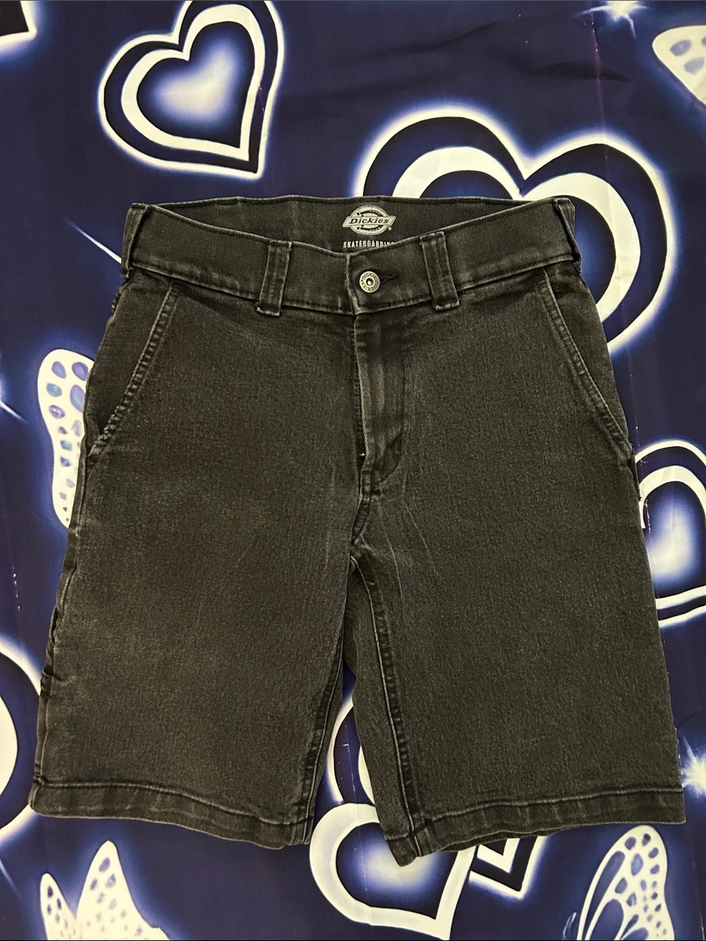 Dickies women’s denim skateboarding shorts